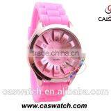 Trendy Sunflower Dial Silicone Watch, Candy Color 3D Face Jelly Watch, Girls Boys Hotfashion Watch thumbnail-2
