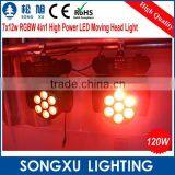 Foshan Factory RGBW 7x12w 4in1 High Power LED Moving Head Light Competitive Price DJ Light Stage Light thumbnail-1