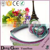 2016 new design descendants hair accessories set teenage fashion jewelry headband with fabric flower