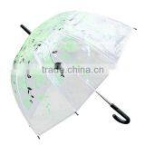 2015 Gift Umbrella for Lady Chinese Cheap Transparent POE Umbrella