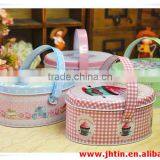 Custom Box Wholesaler Wedding Favor/flower Tea Box/handling Empty Tin Cans
