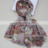 New Product in 2014 Fashion Digital Print 100% Cashmere Scarf New Product thumbnail-1