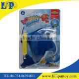 Environmental Wind up Air Inflation Dolphin Toy With Inflator thumbnail-4