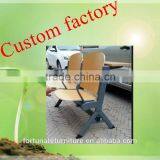 Y Leg Auditorium Desk and Chair With Armrest thumbnail-1