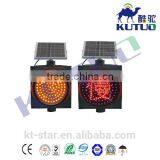 Wholesale 12 Volt Yellow Ball Red Slow Solar Energy Led Warning Flashing Traffic Light thumbnail-2