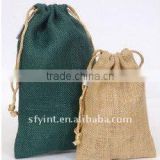 nature fashion jute drawstring bag