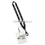3/4" Retractable Lanyard With 3" x 4" ID Badge and Plastic O-Ring