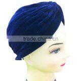 Velvet Turban Head Wrap Band Headband Hat Cap Bandanan thumbnail-1