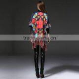 2016 Sunday Angora Yarns Women Bohemian Hooded Coat Cape Poncho Shawl Scarf Quality Choice thumbnail-3