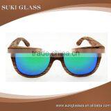 2016 Recycled Popular Novelty Sunglasses Nature Zebra Wood Okay Sunglasses thumbnail-2