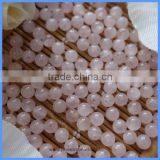 4mm 6mm 8mm 10mm 12mm Half Drilled Round Natural Pink Quartz Loose Beads Gemstone For DIY Earrings Making HD-PQSR4mm thumbnail-1