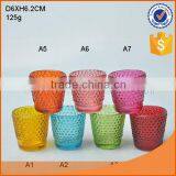 Hotsale Costomized Polished Sprayed Glass Candle Jars or Candle Holders Candlestick thumbnail-2