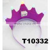 Electrical 5 Colored Bulbs Party Pageant Paper Prince Crowns Tiaras for Kids Wholesale thumbnail-2