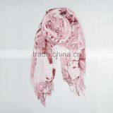 100% Polyester Fimo Pattern Fashion Scarf for Lady thumbnail-1