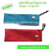 Custom Velvet Fabric Pen Gift Drawstring Bag thumbnail-1