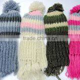 Wholesale Kid's Winter Knit Hat and Scarf Sets