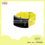 Latest fashion trends yellow promotion gifts portable led watches