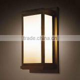 UL & CUL Listed Outdoor Glass Wall Light in Plated Bronze