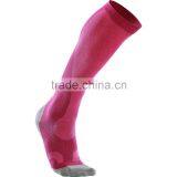 Custom Youth Womens Pink Football Sock thumbnail-1