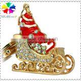 Crystal Santa Claus Car Keychain,Santa Claus Shoes Keychain,christmas Shoes Keychain