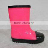 Transparent Cheap Kids Pink PVC Boots