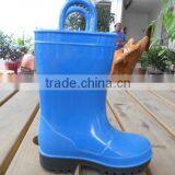 Multicolor Transparent Kids PVC Rain Boots With Handle