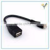 Micro USB Male To USB 2.0 Female Cable USB 2.0 OTG Cable