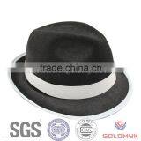 100% Wool Felt Fedora Hat with Normal Design