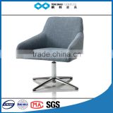 TB metallic modern lounge chair fabic used no folding chairs wholesale