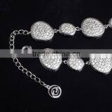 White Gold Plated Clear Zircon Office Lady Style USD Bracelet thumbnail-3