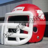 Funny Inflated Inflatable Helmet For Sports Games Inflatable Sports Tunnel