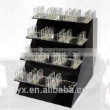 Floor Standing Rotating Acrylic Brochure Holder for Advertising Display thumbnail-1