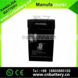 Kanglida Lead Acid Rechargeable 4v2ah Maintenance Free Battery for Electronic Scales