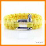 High Quality Handwoven Survival Bracelet Stainless Steel Buckle Outdoor Bracelet PRB-1017 thumbnail-1