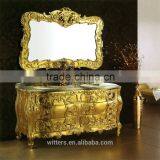 Royal Gold Bathroom Vanity With Soft Close Hinges WTS201 thumbnail-1