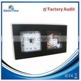 Wooden Frame Table Clock With CE and ROHS Can Add Customer's Logo thumbnail-1