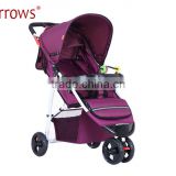 Cheapest Price 3 in 1 Baby Stroller Made in China Factory/ Steel Buggy Baby Carriage in Dubai