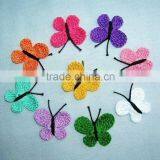 Crochet Pink Butterfly Appliques,Accessories,Supplies,Valentine thumbnail-2