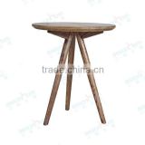 Round Wooden Table Wooden Coffee Table #AWF56