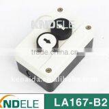 Flat Push Button With Mark Two Hole Control Box