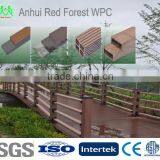 Outdoor Wood Plastic Garden Bridge Railing