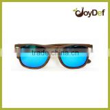 Polarized mirror Lens Wooden Sun glasses Custom Logo Wooden Bamboo Sunglasses