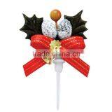 Original Small Holly W/pine Cake Decor Wholesale Made in China(IYX-116)