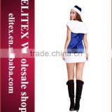 High-quality Wholesale Hot Fashion Unique Woman Blue Christmas Snowman Costume thumbnail-3