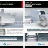 Factory Supplier Industrial Frozen Meat Block Cutter Machine