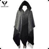 2016 Latest Color Gradual Change Acrylic Fashion Hooded Shawl thumbnail-4