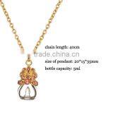 Elegant Jewelry Pendant Glass Perfume Bottle Jewelry thumbnail-1