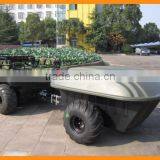 300kgs Capacity ATV Tow Behind Trailer 2 Wheel Rear Trailer for Amphibious Vehicle Accessary thumbnail-5