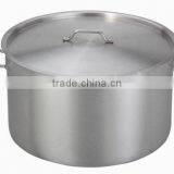 (05)Stainless Steel Flat Stock Pot With Compound Bottom thumbnail-1