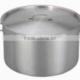 (05)Stainless Steel flat Stock Pot with Compound Bottom